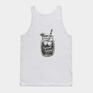 Topsail Island, NC Summertime Vacationing Mason Jars Sippin' Tank Top